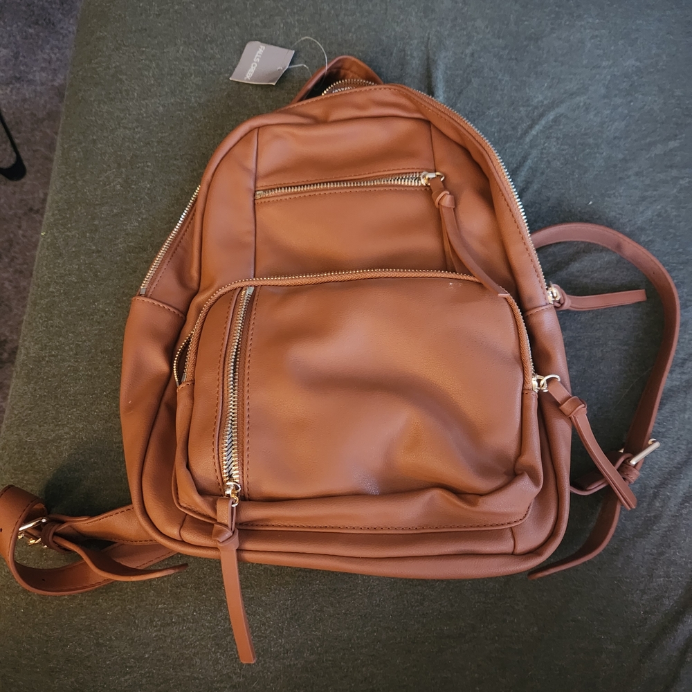 Falls Creek Tan Faux Leather Bag
